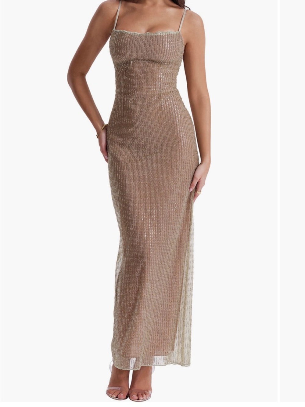 HOUSE OF CB Alondra beaded dress